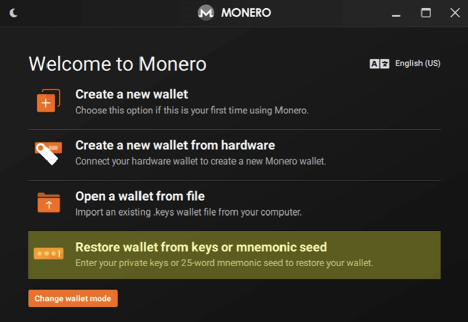 restore monero wallet guide